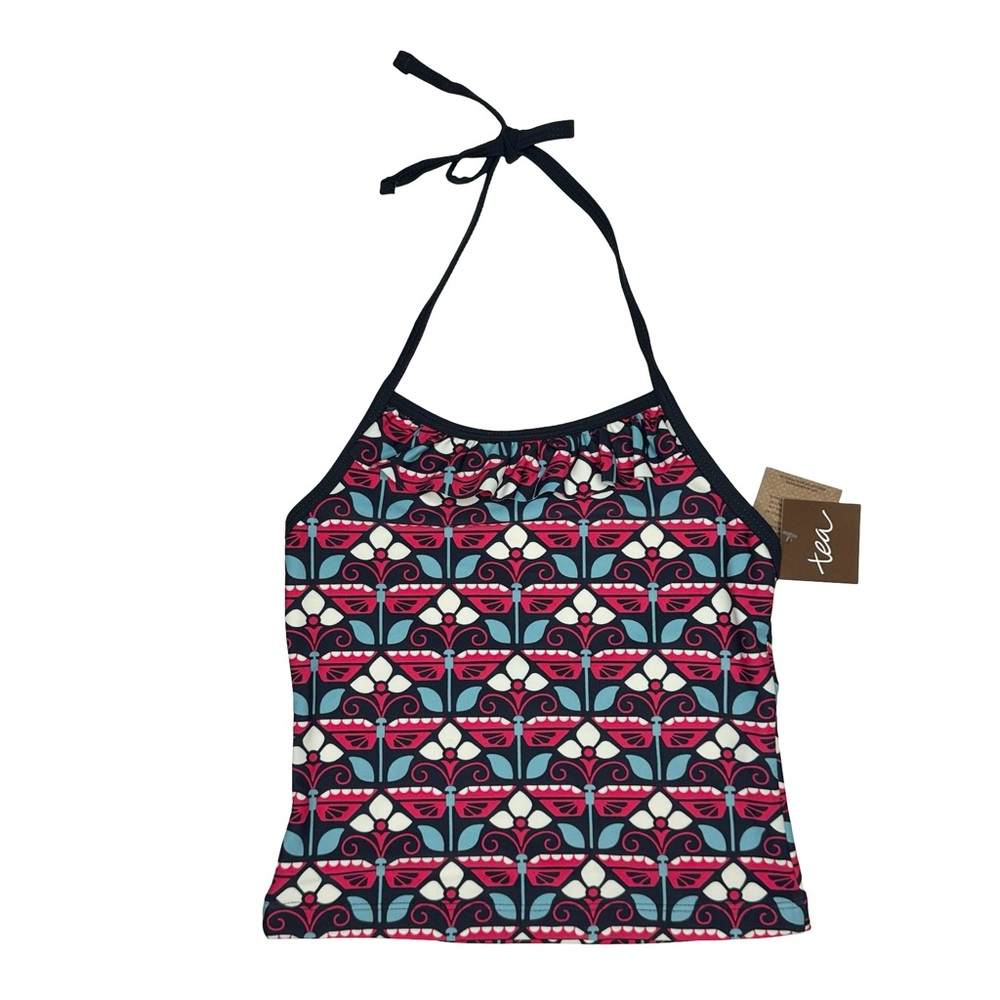 Tea Collection Kaleidoscope Halter Tankini Swim Top